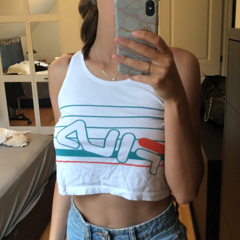 COPY - Cropped FILA top
